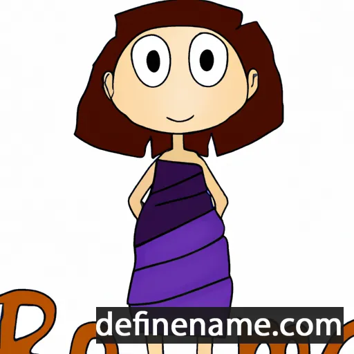 cartoon of the name Romea