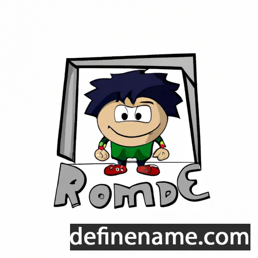 cartoon of the name Romedi