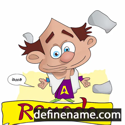 cartoon of the name Romedio