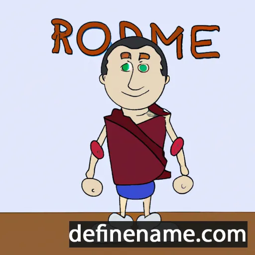 Romedius cartoon