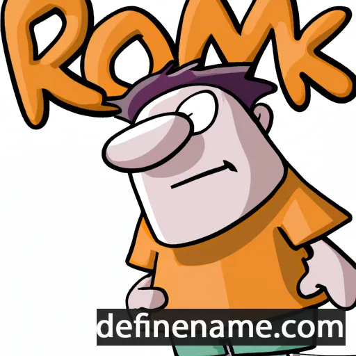 Romek cartoon