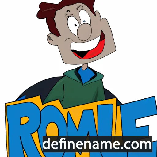 cartoon of the name Romel