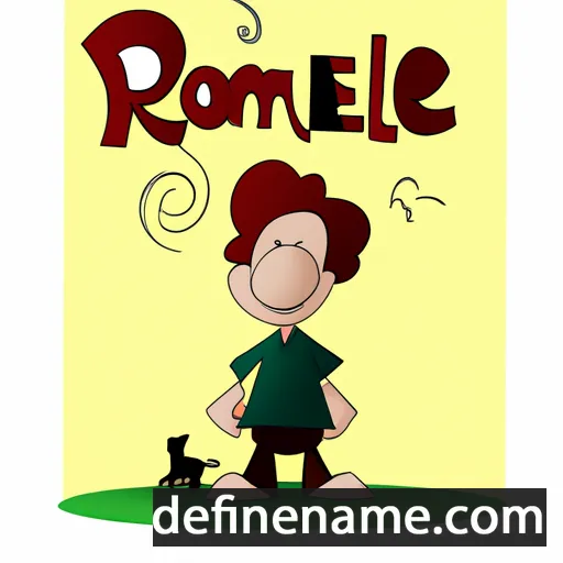 cartoon of the name Romeliu