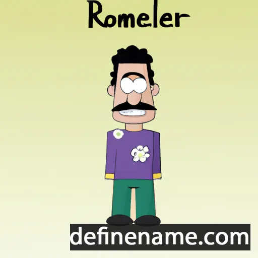 cartoon of the name Romeral