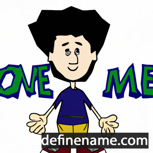 cartoon of the name Romie