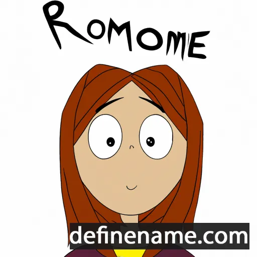 cartoon of the name Romione