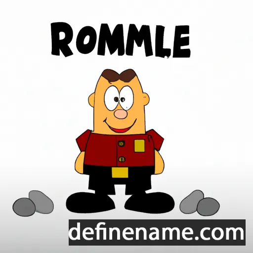 cartoon of the name Rommel