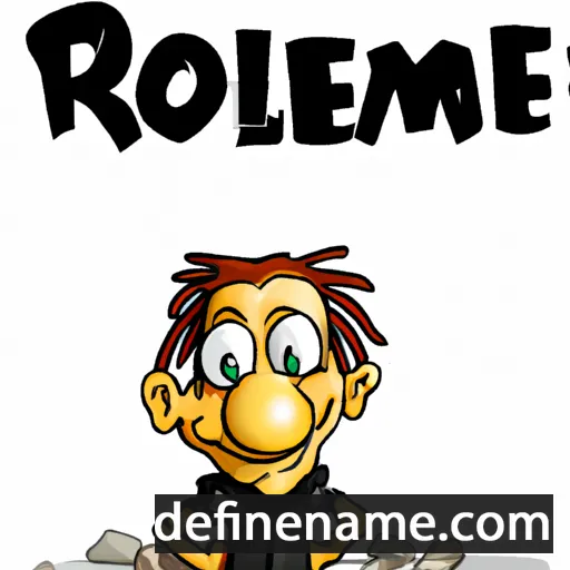 cartoon of the name Rommelt