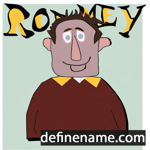 cartoon of the name Romney