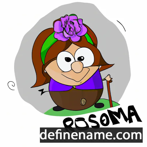 cartoon of the name Romuška