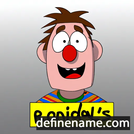 cartoon of the name Ronalds