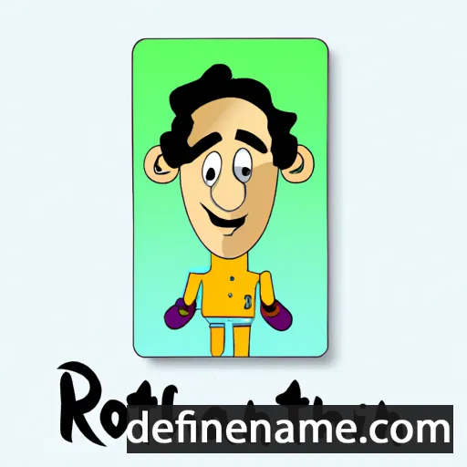 cartoon of the name Ronathan