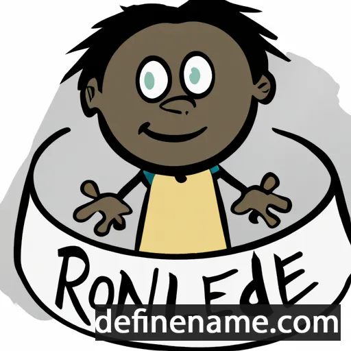 cartoon of the name Rondell