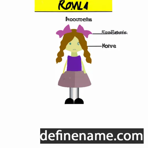 Ronela cartoon