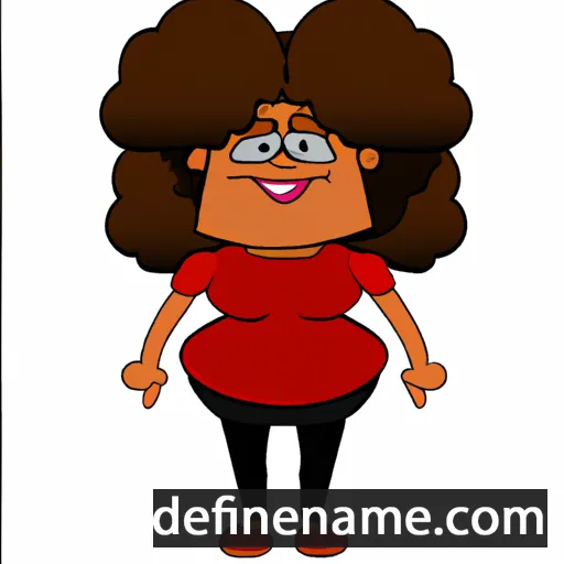 cartoon of the name Ronelda