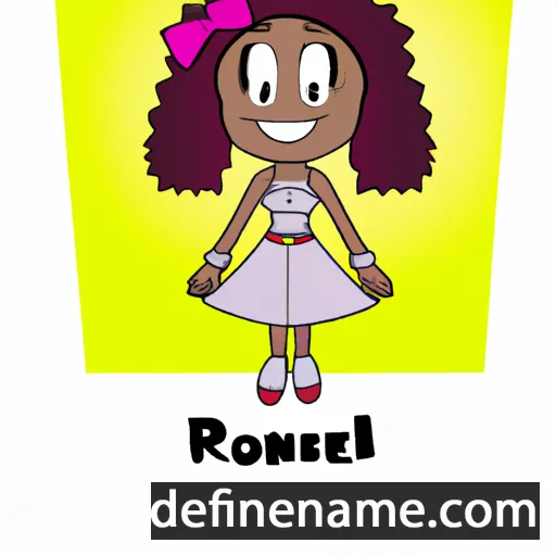 cartoon of the name Ronelle