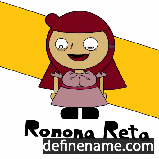 cartoon of the name Ronetta