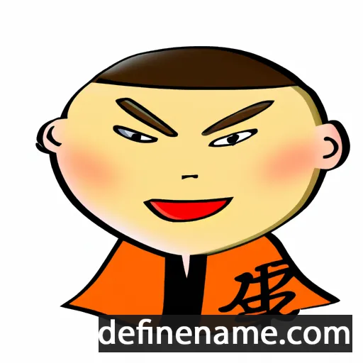 cartoon of the name Rongsheng