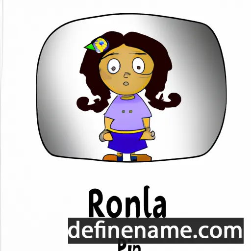 Ronila cartoon