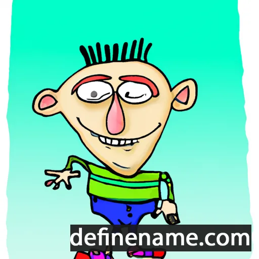 cartoon of the name Ronildo