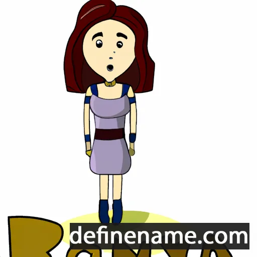 cartoon of the name Ronya