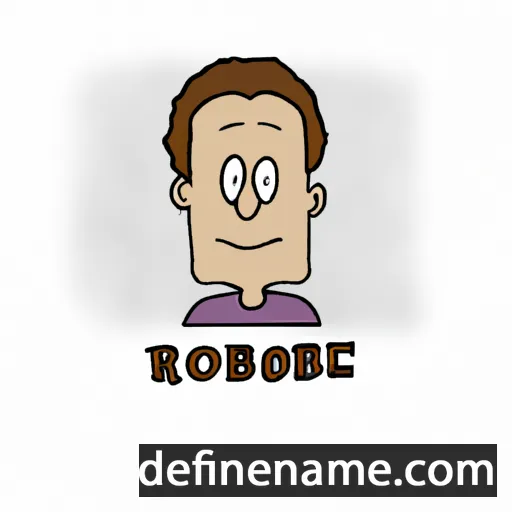 cartoon of the name Roobert