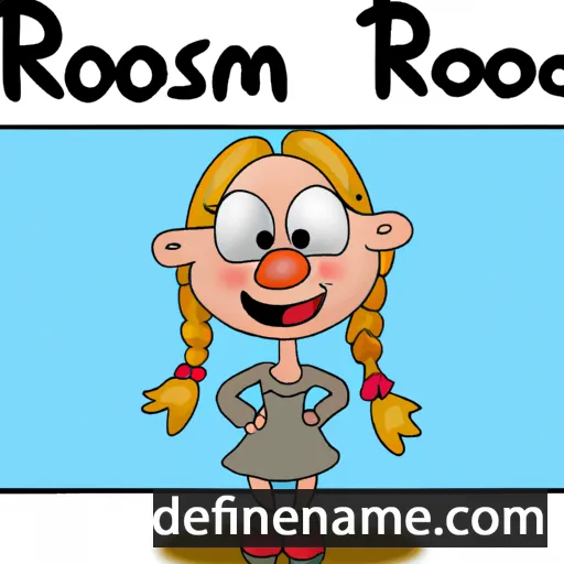 Roosmarijn cartoon