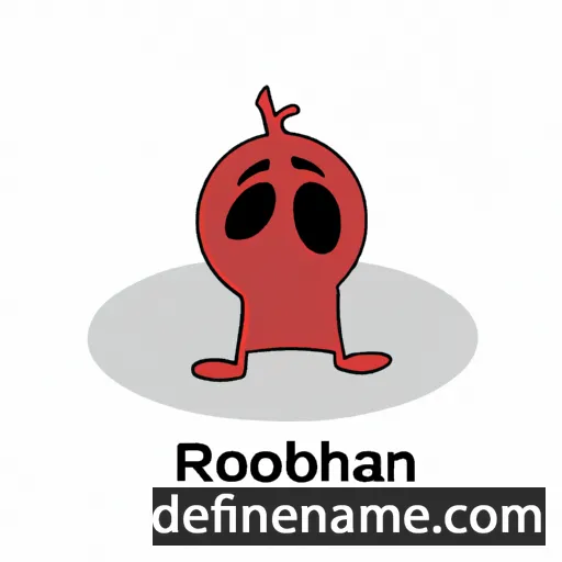 cartoon of the name Roozbeh