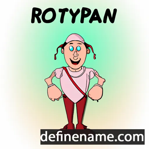 cartoon of the name Ropt-yn