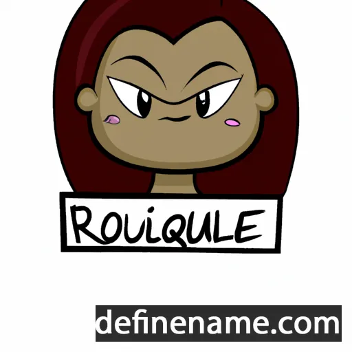 cartoon of the name Roquel