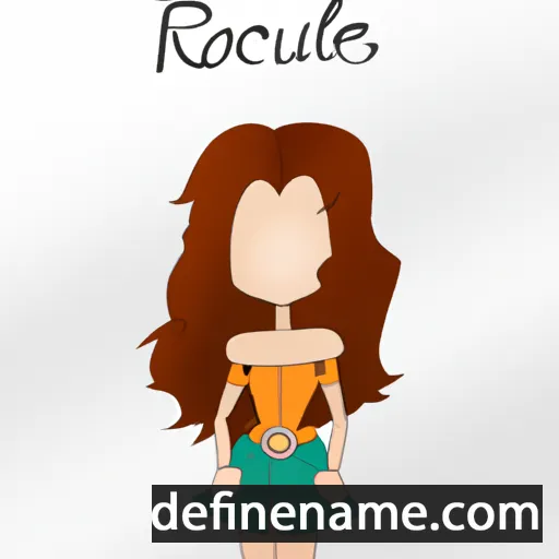 cartoon of the name Roquel