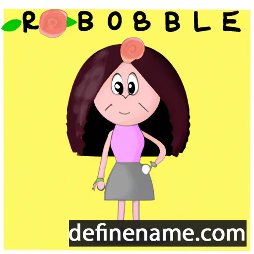 cartoon of the name Rosabell