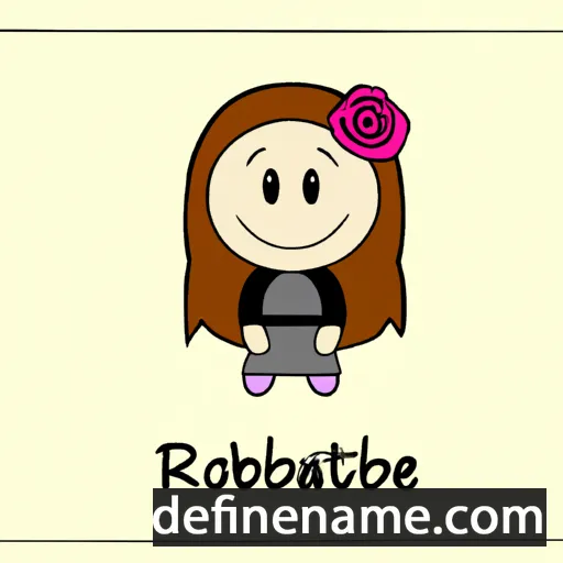 cartoon of the name Rosabeth