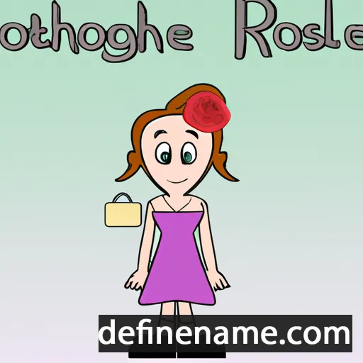 Rosaleigh cartoon