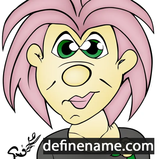 cartoon of the name Rosalene