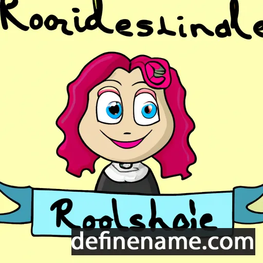 cartoon of the name Rosalinde