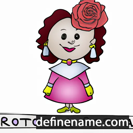 cartoon of the name Rosalita