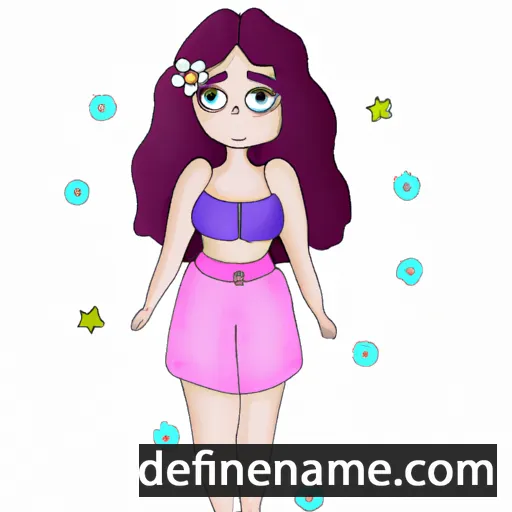 cartoon of the name Rosaluna