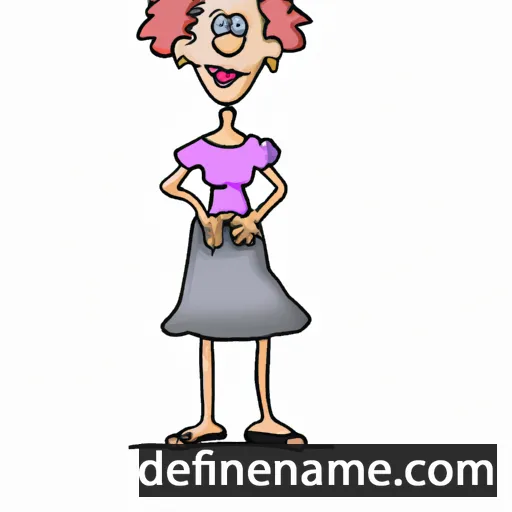 cartoon of the name Rosalyne