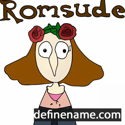 cartoon of the name Rosamunde