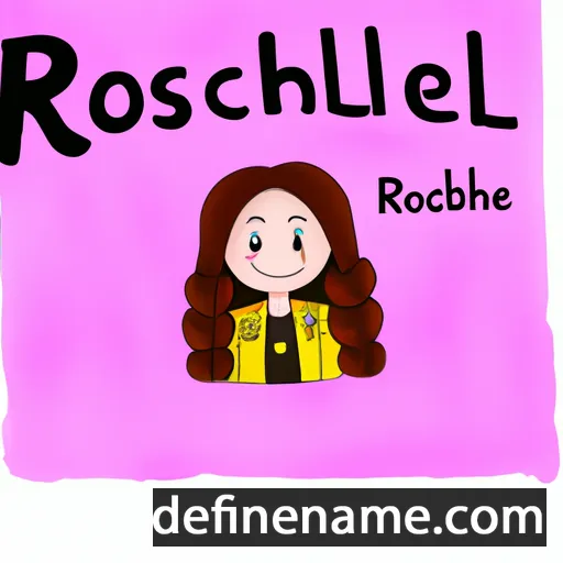 cartoon of the name Roschelle