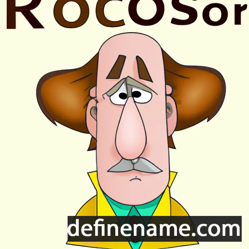 cartoon of the name Roscow