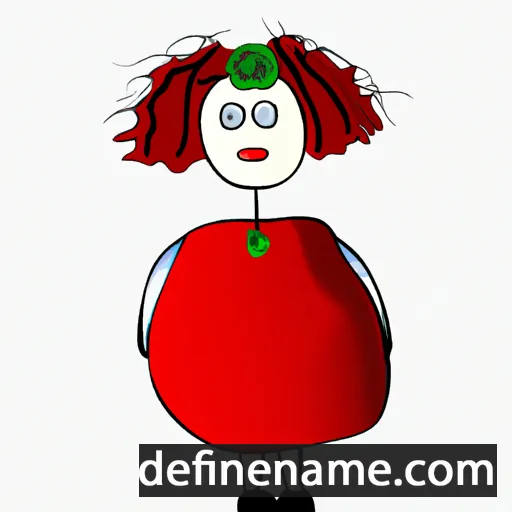 cartoon of the name Rose Red