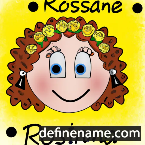 cartoon of the name Roseanna