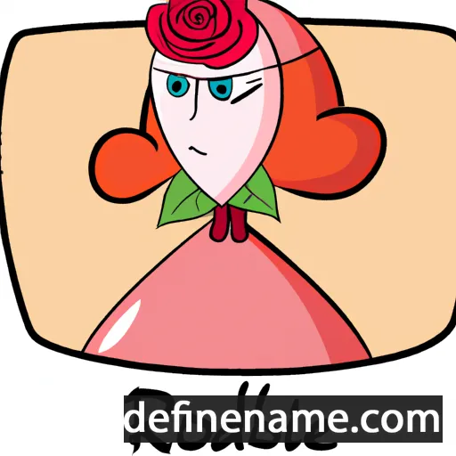 cartoon of the name Rosebud