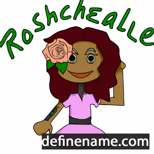 cartoon of the name Rosechella