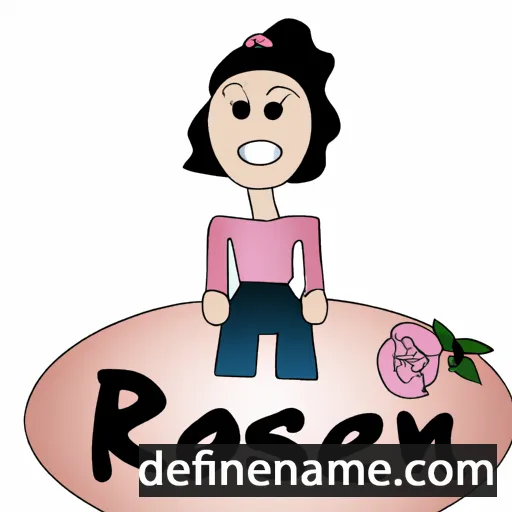 cartoon of the name Roseen