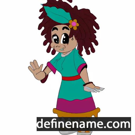 cartoon of the name Rosela