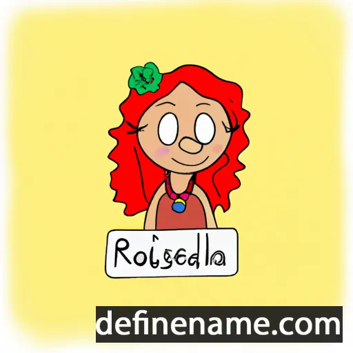 cartoon of the name Rosella