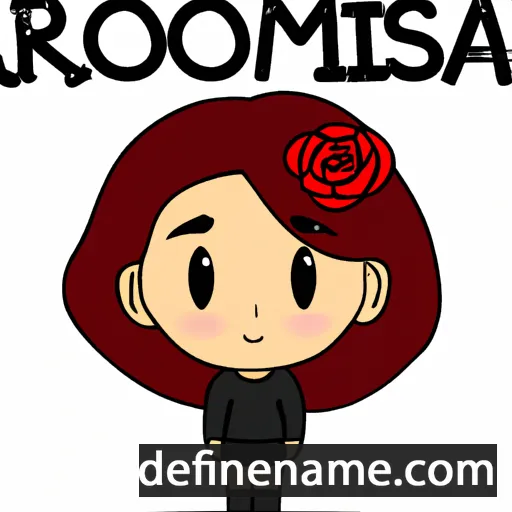 cartoon of the name Rosemia